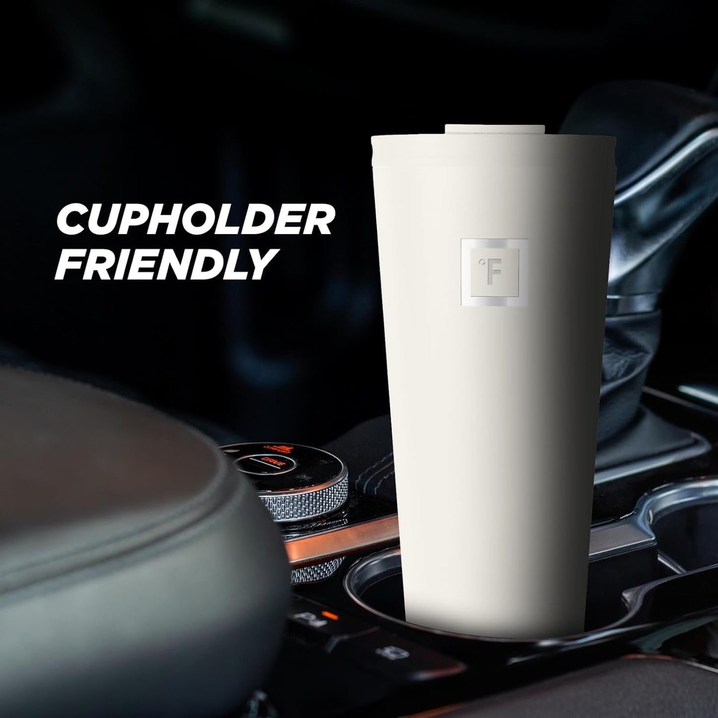 IRON °FLASK Classic Tumbler - Vacuum Insulated Stainless Steel Water Bottle, Double Walled, Drinking Cup, Insulated Travel Mug (Cobalt, 24 oz Solid Lid)