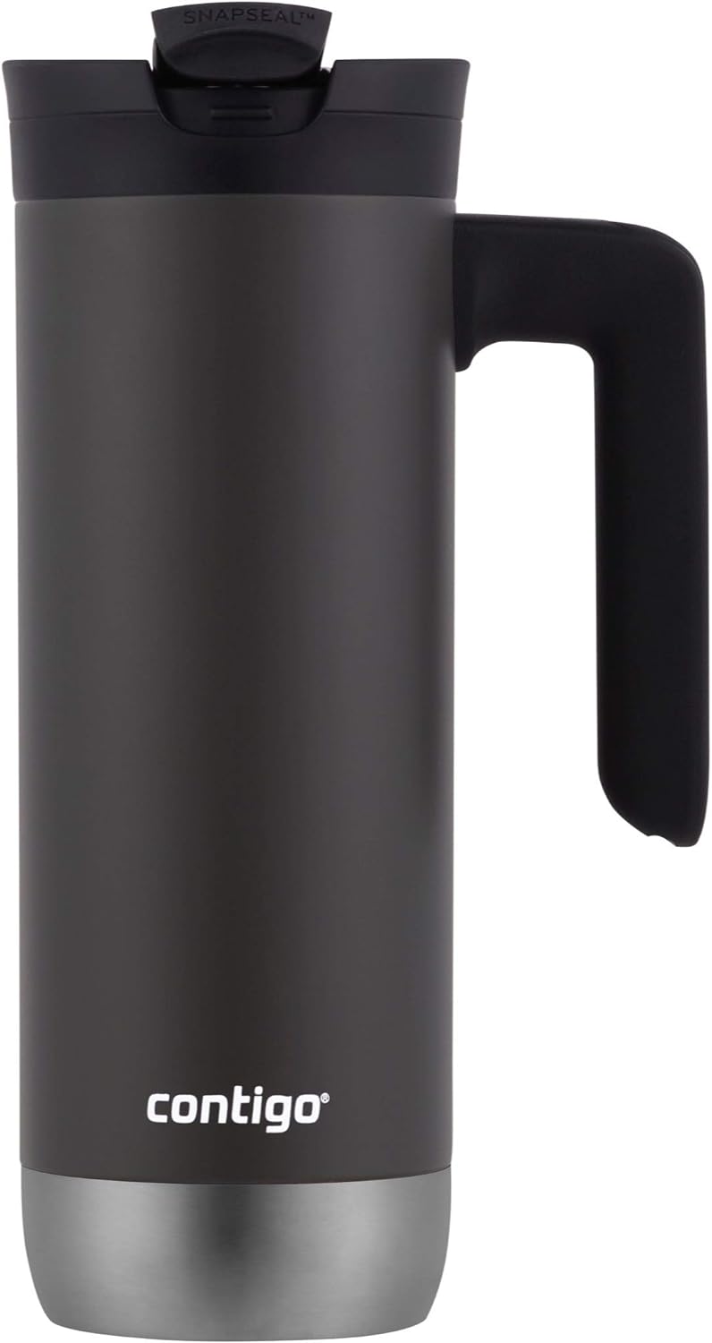 Contigo Superior 2.0 Stainless Steel Travel Mug with Handle with SNAPSEAL Lid, 20oz.