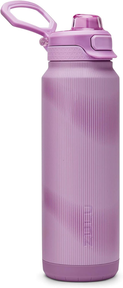 ZULU Powerfill Pro 32oz Stainless Steel Water Bottle with Quick Fill Lid, Triple Walled Vacuum Insulated Metal, Leak Proof Locking Lid, Sip and Chug, Reusable BPA Free, High Tide