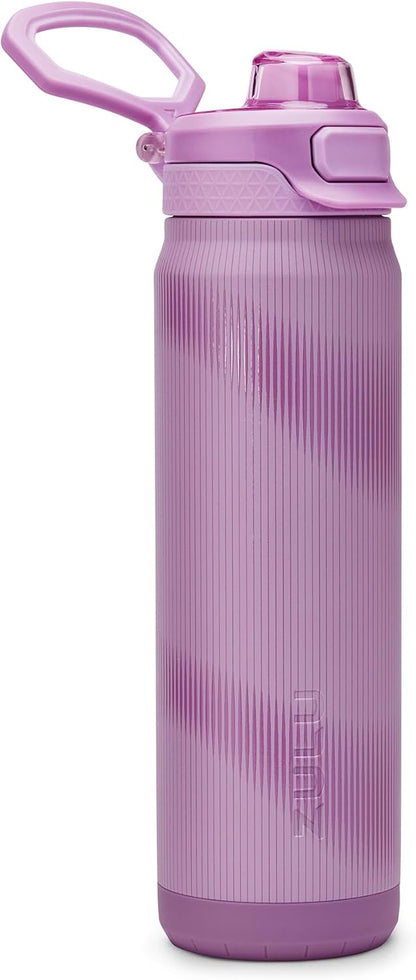 ZULU Powerfill Pro 32oz Stainless Steel Water Bottle with Quick Fill Lid, Triple Walled Vacuum Insulated Metal, Leak Proof Locking Lid, Sip and Chug, Reusable BPA Free, High Tide