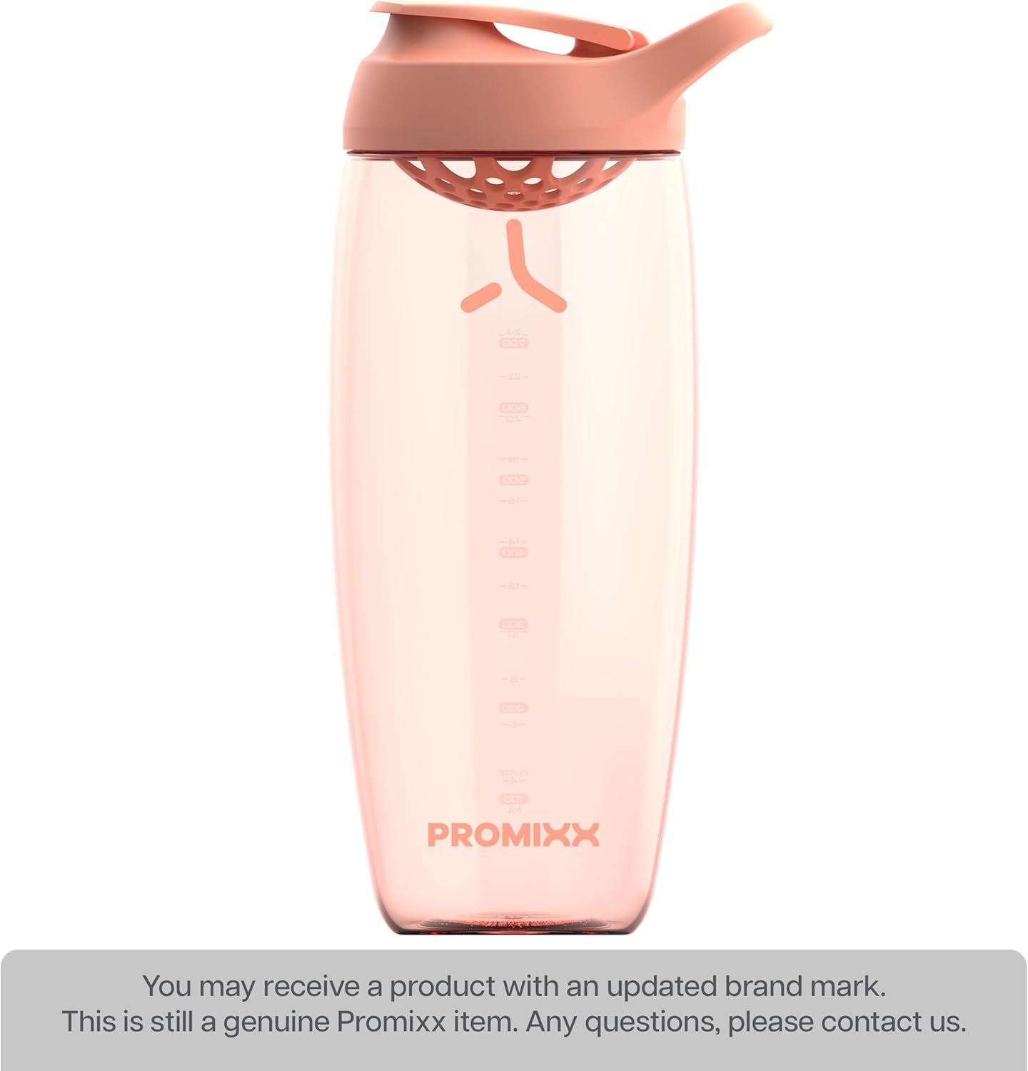 Promixx Pursuit Protein Shaker Bottle (24 oz) – Silent No-Ball Mixer, Leak-Proof Lid, BPA/BPS & Phthalate-Free ECOZEN – Easy-Clean Shaker Cup for Protein Shakes, Pre & Post-Workout Smoothies