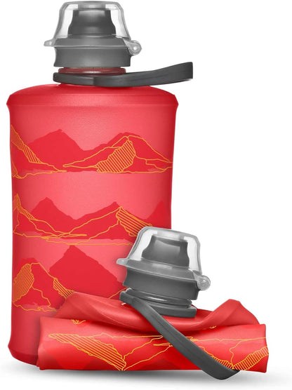 HydraPak Stow Collapsible Water Bottle – 350ml, 500ml, 1L – Ultralight, Leak-Proof, BPA-Free, Filter Compatible Travel & Hiking Flask