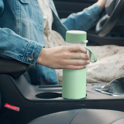 PHILIPS Water Bottle with Filter, Filter Water Bottle Stainless Steel with GoZero Everyday BPA-Free Tap Water Filter, Water Filter Bottle Keep Drink Cold 24 Hours, 3 Filters for 120 gal / 6 Months