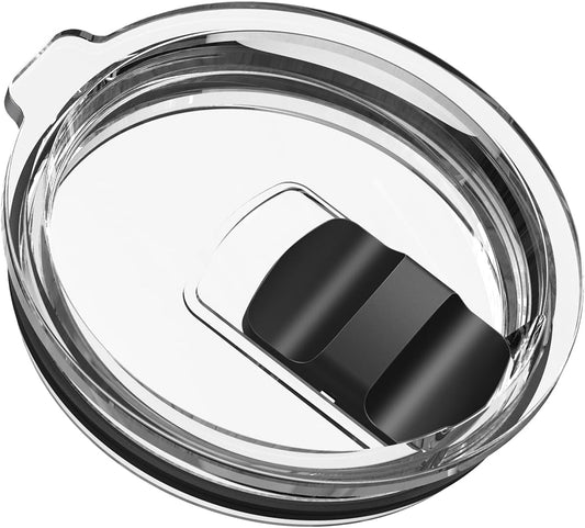 20 oz Tumbler Lid, 2 Pack Magnetic Slider Replacement Lids for YETI 20 oz Tumbler, 10oz Lowball, 10/24oz Mug, Travel Spill Proof Coffee Cup Cover, BPA Free