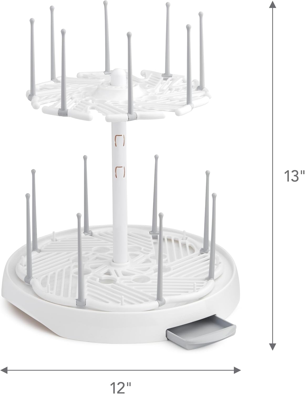 Munchkin® High Capacity Drying Rack for Baby Bottles and Accessories, White