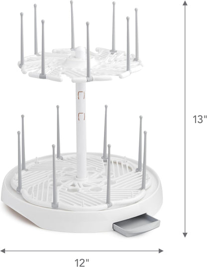 Munchkin® High Capacity Drying Rack for Baby Bottles and Accessories, White