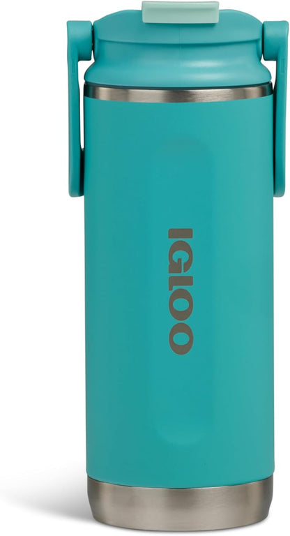 Igloo 20 oz Stainless Steel Tumbler | Sport Sipper Bottle | Thrift Pink