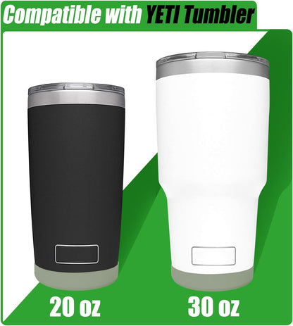 Silicone Boot Sleeve for YETI Tumbler 30 oz, 20 oz - Safer Protection and Less Noise for Yeti Coffee Mug Cup 20oz 30 oz - Dishwasher Safe