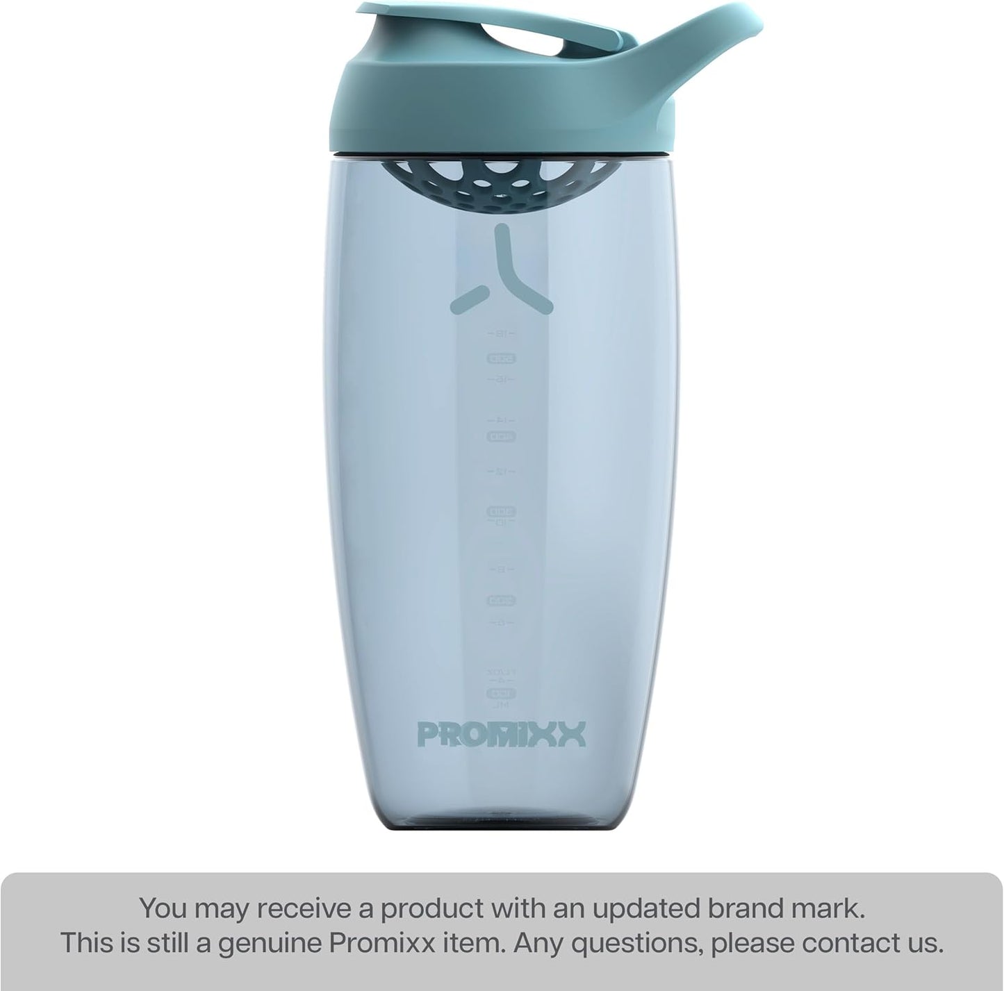 Promixx Pursuit Protein Shaker Bottle (24 oz) – Silent No-Ball Mixer, Leak-Proof Lid, BPA/BPS & Phthalate-Free ECOZEN – Easy-Clean Shaker Cup for Protein Shakes, Pre & Post-Workout Smoothies