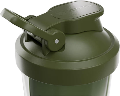 VOLTRX Premium Electric Protein Shaker Bottle, Made with Tritan - BPA Free - 24 oz Vortex Portable Mixer Cup/USB Rechargeable Shaker Cups for Protein Shakes