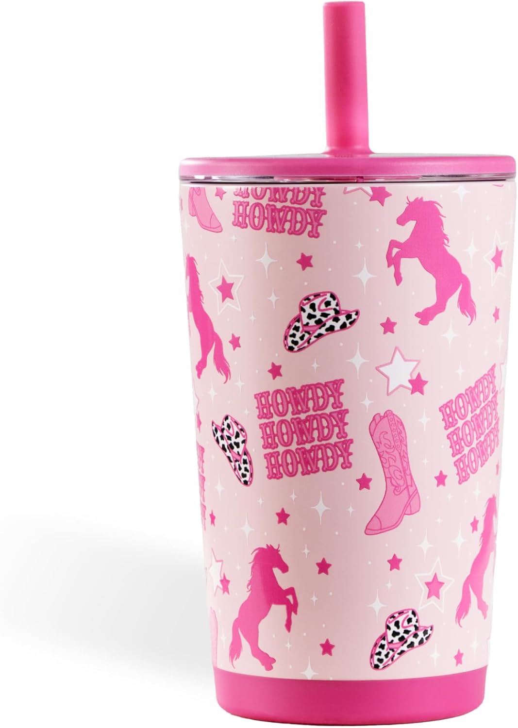 HydroJug Everyday Tumbler 20 oz – Ceramic-Lined Insulated Tumbler with Straw and Soft-Touch Lid, Cup Holder Friendly, Double-Wall Vacuum Insulation, Reusable Travel Cup – Rodeo