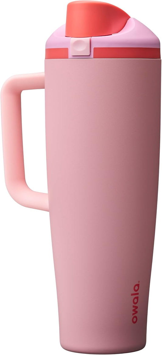 Owala FreeSip Tumbler - Stainless Steel - 40-oz. - Tan (Lightly Toasted)