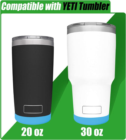 Silicone Boot Sleeve for YETI Tumbler 30 oz, 20 oz - Safer Protection and Less Noise for Yeti Coffee Mug Cup 20oz 30 oz - Dishwasher Safe