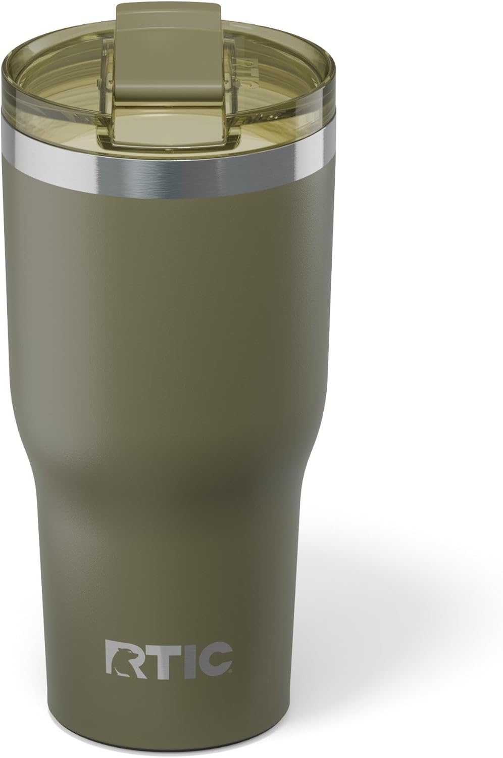 RTIC 20oz Essential Tumbler with Lid, Ceramic Lined, Insulated, Stainless Steel, Metal, Double Wall Vacuum-Insulation, Travel Cup for Iced Coffee, Tea, Hot and Cold Drink, Graphite