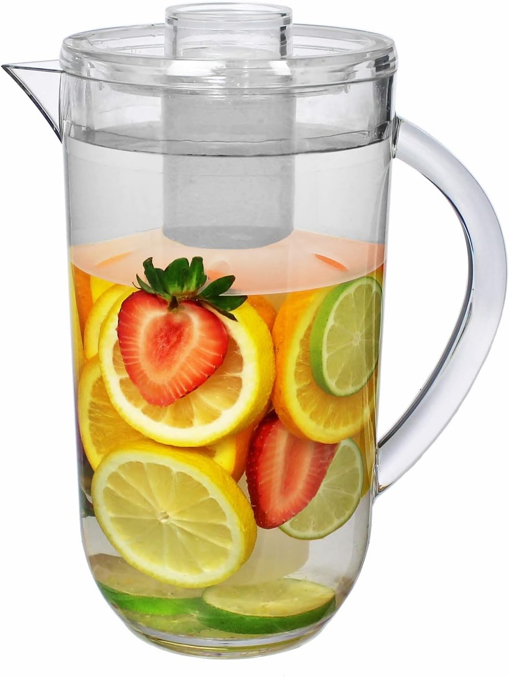 Prodyne Fruit Infusion Flavor Pitcher, Clear, 93 oz.