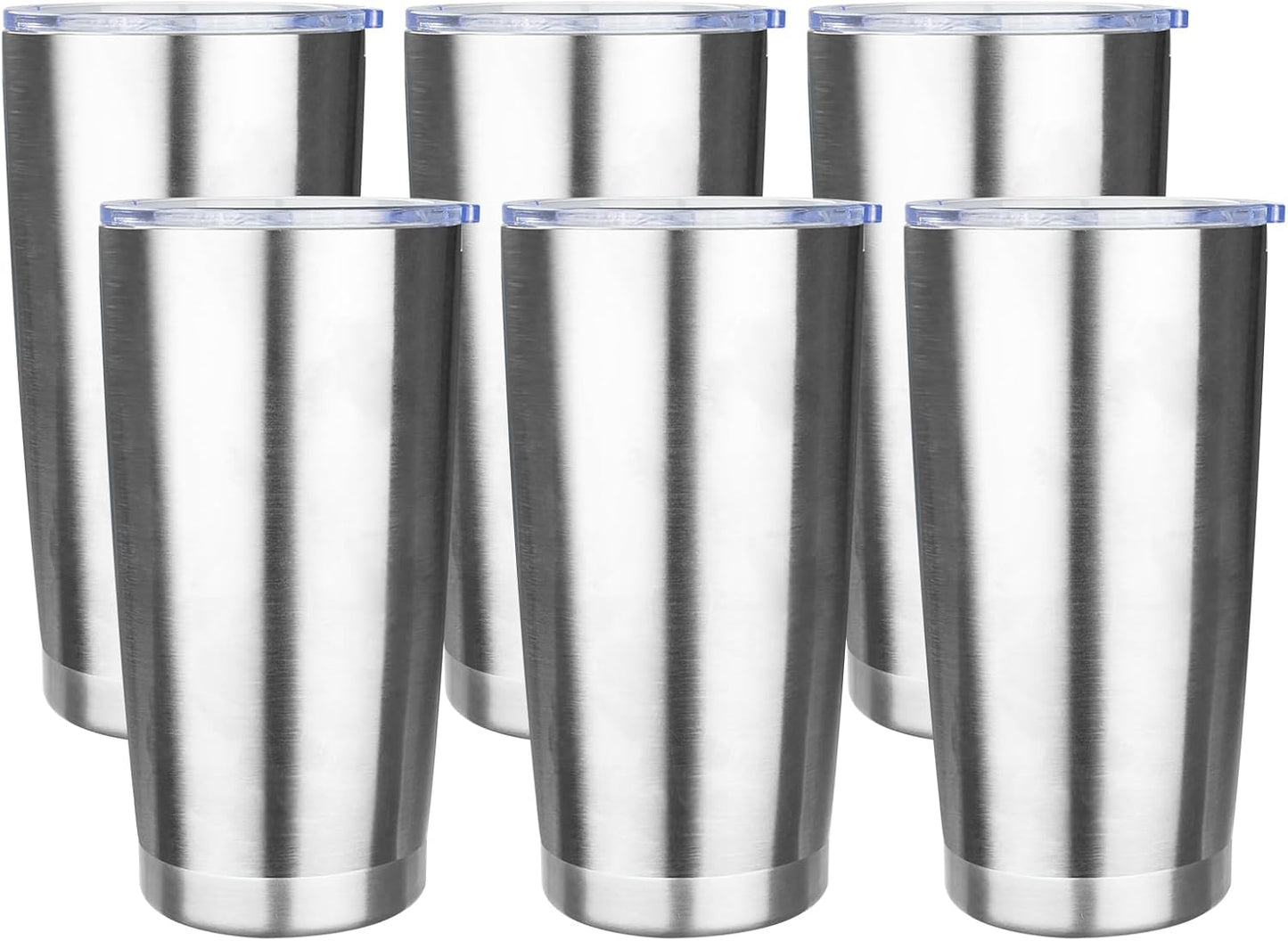 20oz Tumbler with Lid Stainless Steel Insulated Tumblers Travel Coffee Tumbler Bulk Double Wall Vacuum Insulated Water Cup Gifts for Christmas Women Men Her Him Home Office(Navy Blue, 1pack)