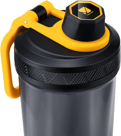 VOLTRX Electric Protein Shaker Bottle - USB Rechargeable Mixer Cup for Shakes and Meal Replacements, BPA-Free Tritan, 20oz