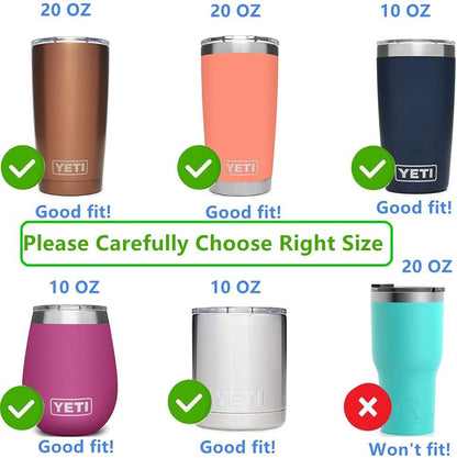 Tumbler Lid for 20 Oz,2 Replacement Lids for 20oz Stainless Steel Tumbler Travel Cup Yeti,Ozark Trails and more Cooler Cup, Flip-top Splash Proof (Black, 20 OZ)