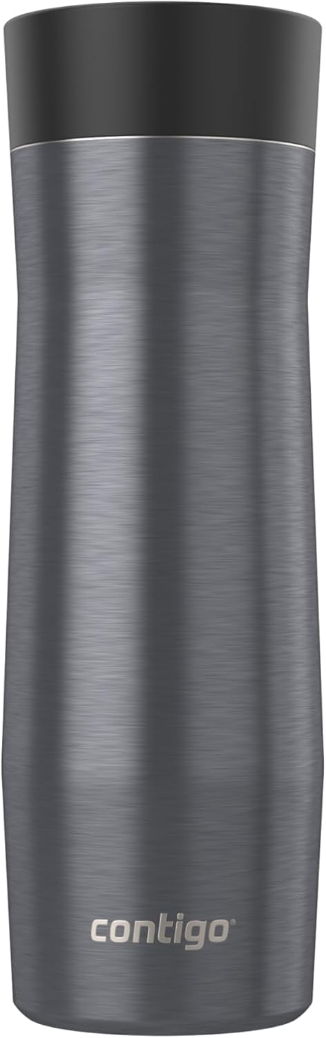Contigo AUTOSEAL West Loop Vacuum-Insulated Stainless Steel Travel Mug with Easy-Clean Lid 12 oz Blueberry