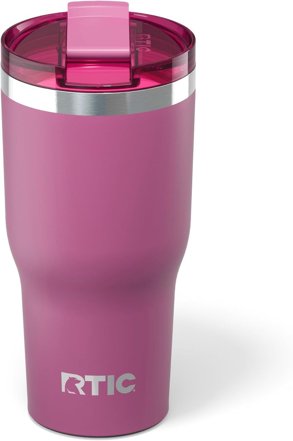 RTIC 20oz Essential Tumbler with Lid, Ceramic Lined, Insulated, Stainless Steel, Metal, Double Wall Vacuum-Insulation, Travel Cup for Iced Coffee, Tea, Hot and Cold Drink, Graphite