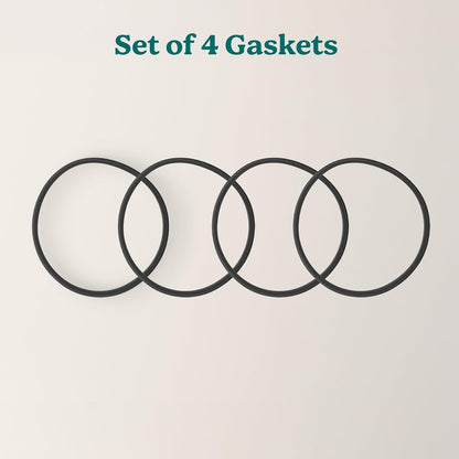 Reduce Tumbler Lid Gasket - Large Size, 4 Pack - Replace Lost or Damaged Tumbler and Mug Lid Gaskets - Dishwasher Safe, BPA Free