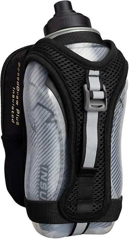Nathan SpeedDraw Plus Insulated Handheld Water Bottle – Grip-Free Running Flask for Runners, Hiking, and Sports