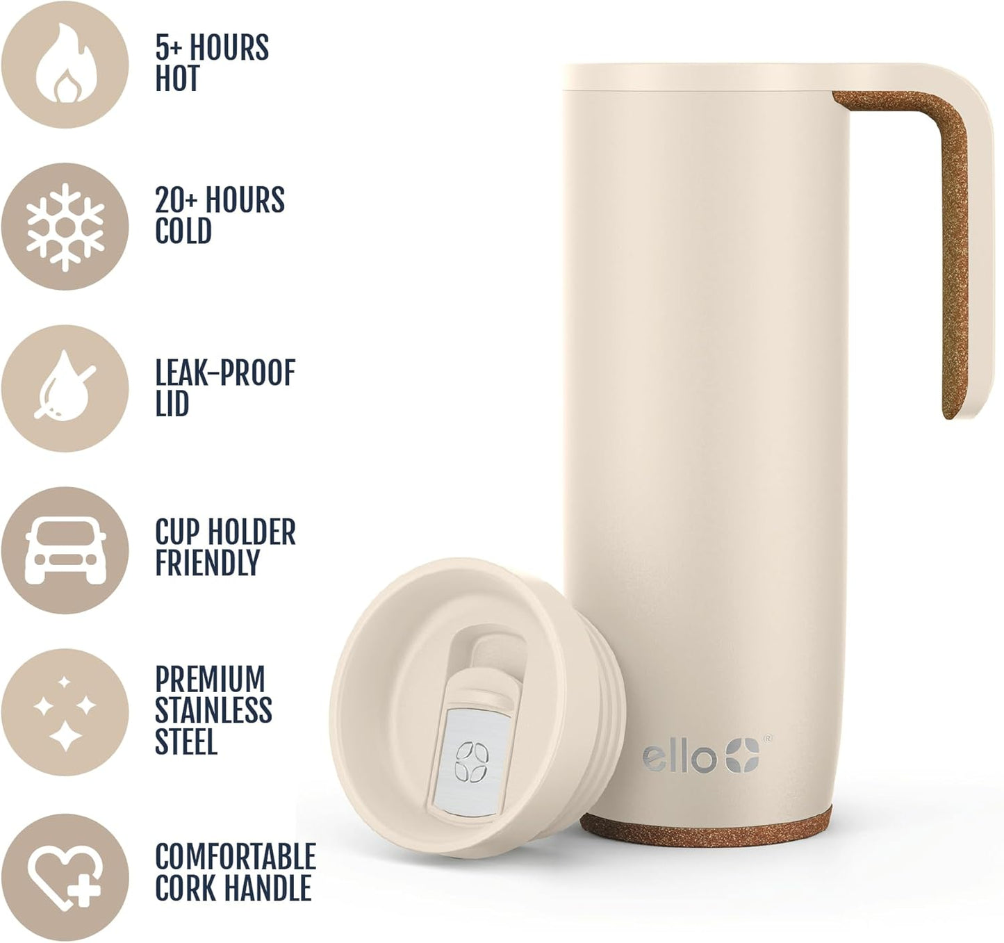 Ello Magnet 18oz Stainless Steel