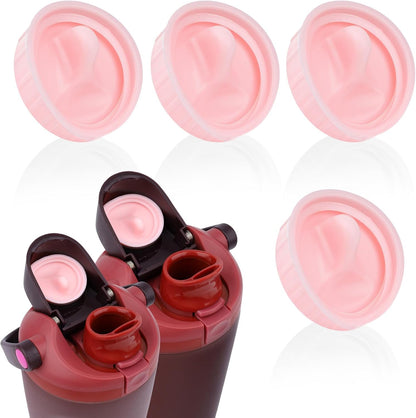 4 Pack Replacement Stopper Compatible with Owala FreeSip Sway 30oz 40oz, Silicone Seal Bottle Cap Mouth Stopper for Owala FreeSip Tumbler 40oz Water Bottle Top Lid Gasket Plug Accessories (Grey)