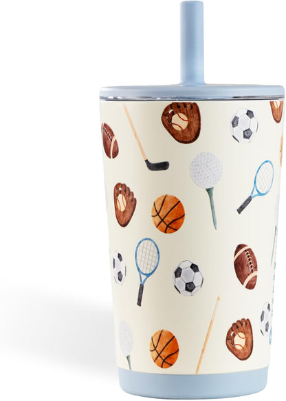 HydroJug Everyday Tumbler 20 oz – Ceramic-Lined Insulated Tumbler with Straw and Soft-Touch Lid, Cup Holder Friendly, Double-Wall Vacuum Insulation, Reusable Travel Cup – Rodeo