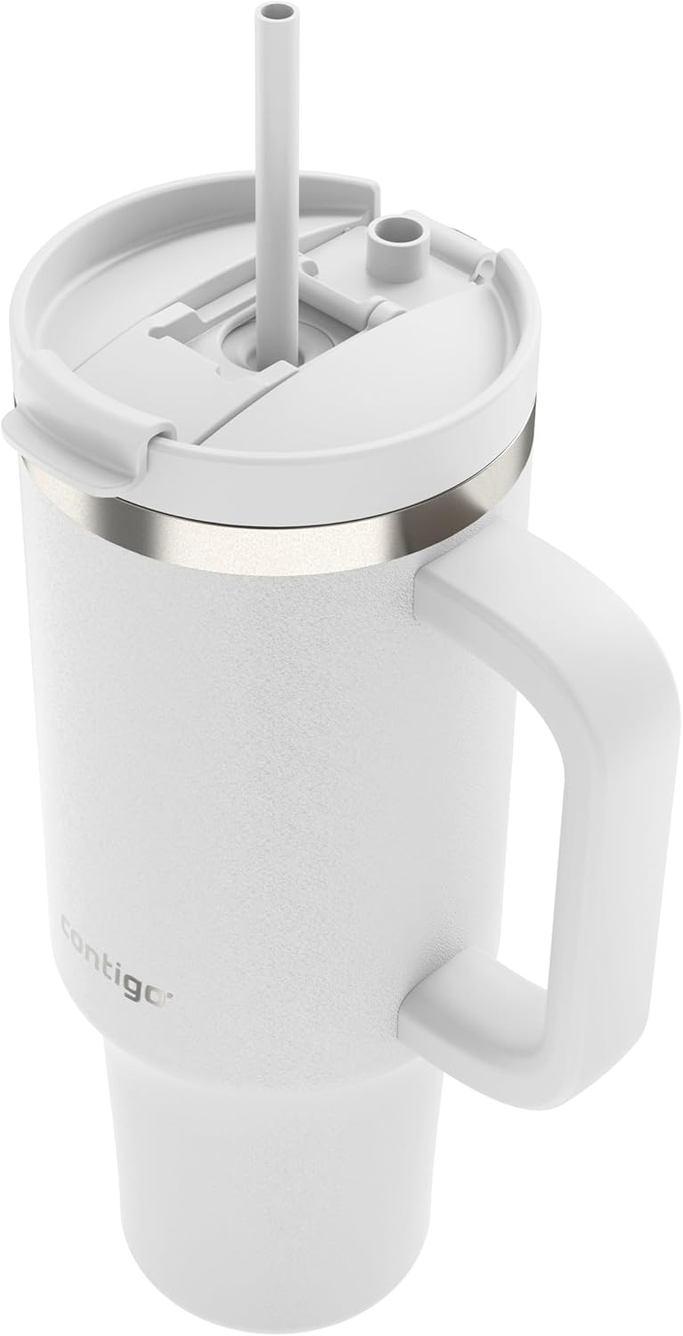 Contigo Streeterville 40oz Tumbler, Stainless Steel Vacuum Insulated, Leak-Proof, Cold for 29 Hours, Reef