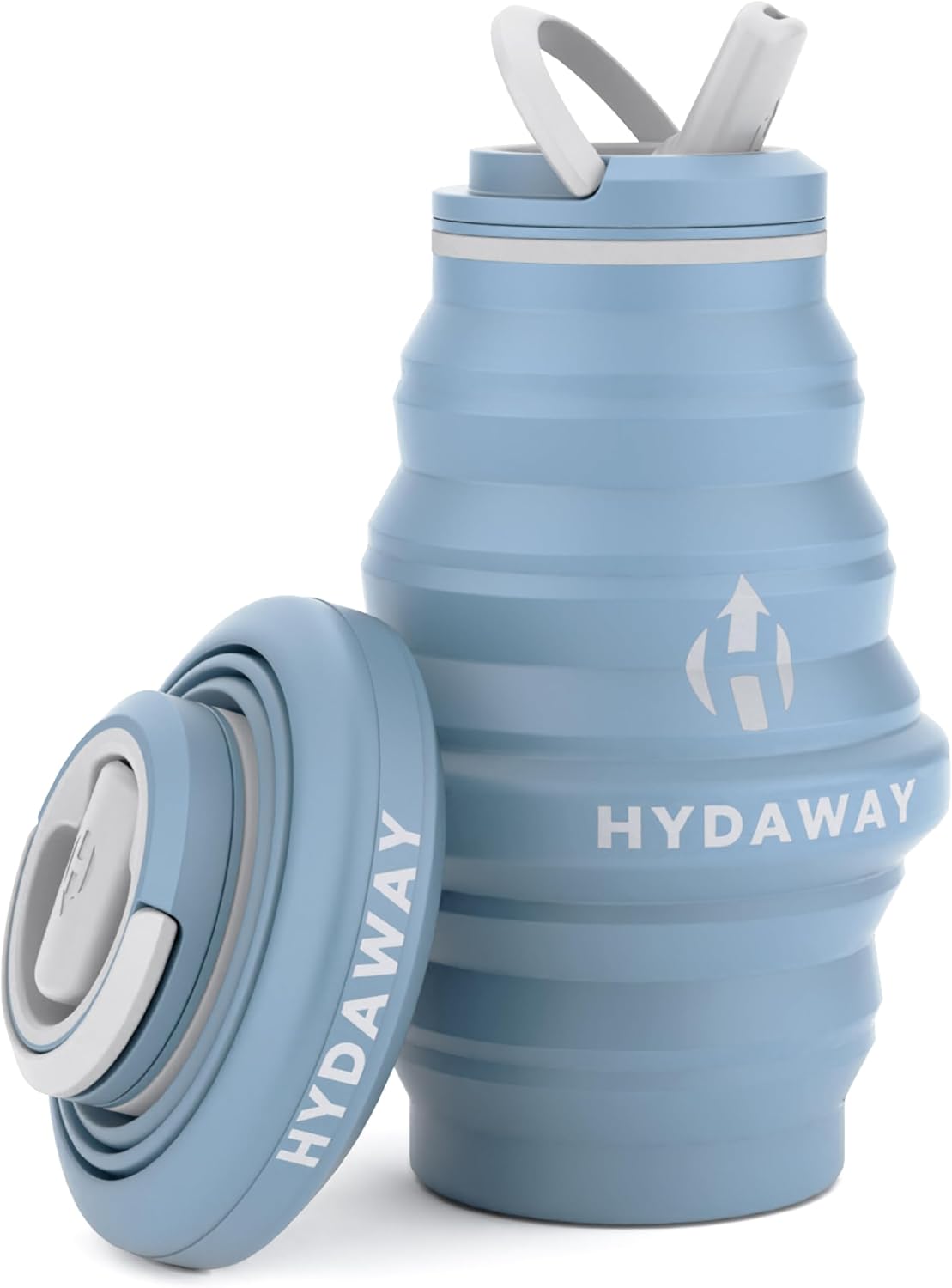 HYDAWAY 17oz Travel Collapsible Water Bottle - BPA-Free, Leakproof, Lightweight, Space-Saving