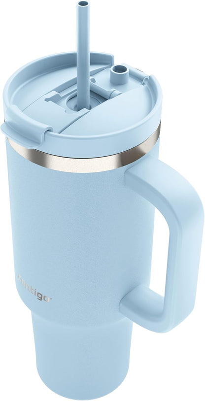 Contigo Streeterville 40oz Tumbler, Stainless Steel Vacuum Insulated, Leak-Proof, Cold for 29 Hours, Reef