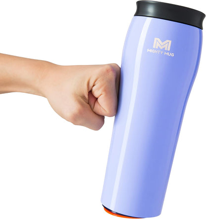 Mighty Mug | The Untippable Mug | Grips When Hit, Lifts for Sips | Insulated Stainless Steel Tumbler | Cupholder Friendly | Gifts for Women Men All | Leakproof | 6 Hour Hot / 24 Cold | 16oz | Teal
