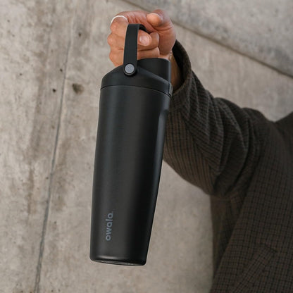Owala FreeSip Sway Insulated Stainless Steel Water Bottle with Two-Way Spout, Built-In Straw and Bucket Handle, Made for Travel, School, and Sports, 30oz, BPA Free, Leak Proof, Daybreak