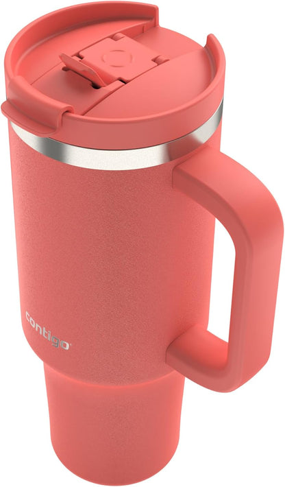 Contigo Streeterville 40oz Tumbler, Stainless Steel Vacuum Insulated, Leak-Proof, Cold for 29 Hours, Reef