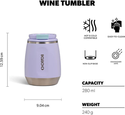Igloo 20 oz Stainless Steel Tumbler | Sport Sipper Bottle | Thrift Pink