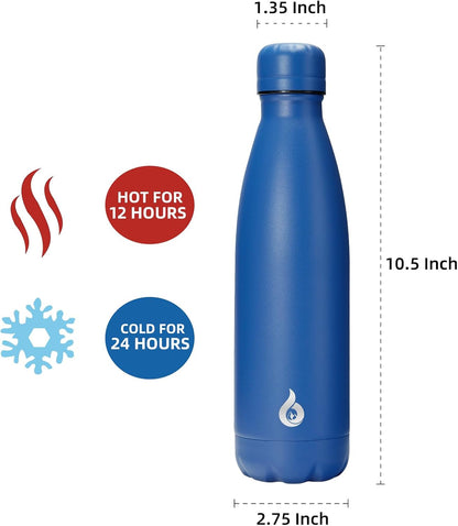 BJPKPK Insulated Water Bottle 12oz Small Stainless Steel Water Bottles Reusable Metal Thermal Keep Cold and Hot,Dreamy Purple - Colors B