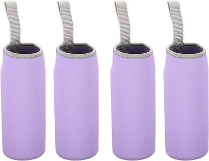 PATIKIL Water Bottle Sleeves, Neoprene Insulated Bottle Bag Holder Carrier Pouch with Finger Strap