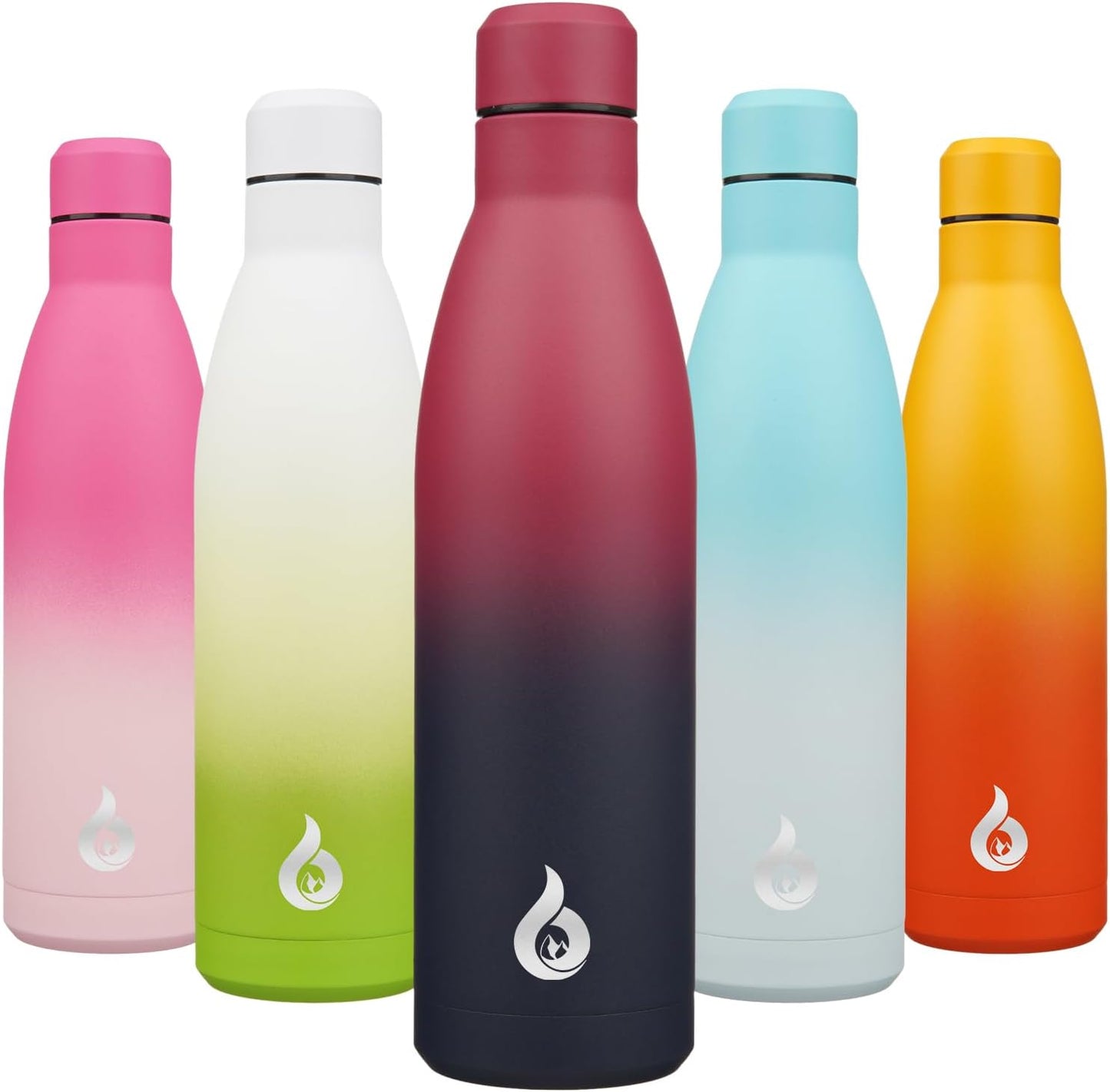 BJPKPK Insulated Water Bottle 12oz Small Stainless Steel Water Bottles Reusable Metal Thermal Keep Cold and Hot,Dreamy Purple - Colors B