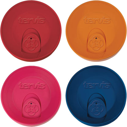 Tervis Travel Lid Made in USA Double Walled Insulated Tumbler Travel Cup Keeps Drinks Cold & Hot, Fits 16oz Tumblers, Navy
