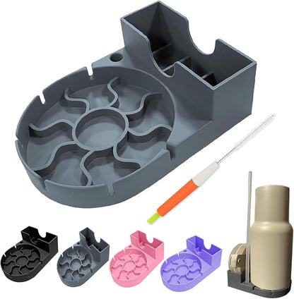 Water Bottle Drying Rack, Silicone Tumbler Drying Rack, Baby Bottle Dryer Holder, Cup Dryer for Stanley 20/30/40 oz, Mugs, Glasses