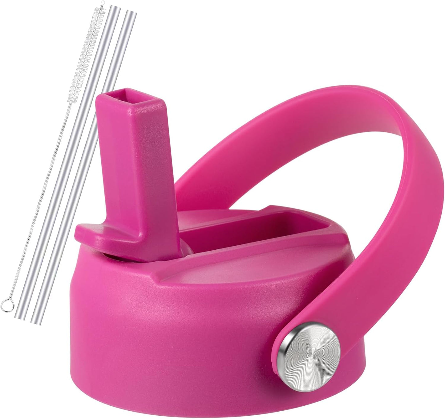 RRegeny Straw Lid for Hydro Flask Wide Mouth 32 40 oz, Lids with Flexible Handle compatible with HydroFlask, Replacement Sports Flex Cap Wide Mouth Top