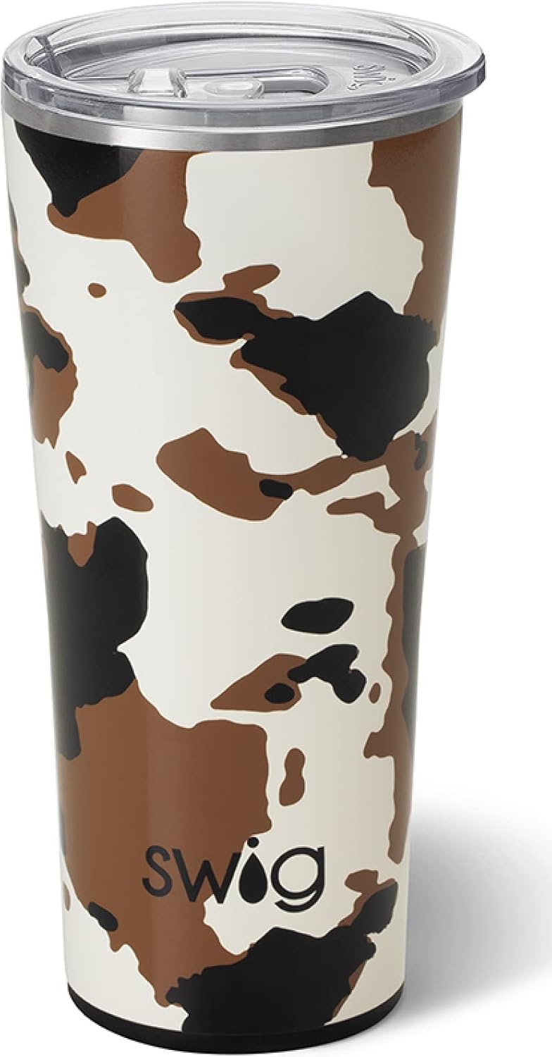Swig Life 32oz Insulated Tumbler, Travel Coffee Tumbler with Lid, Cup Holder Friendly Travel Coffee Mug, Stainless Steel with Lid (Hayride)