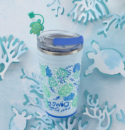 Swig Life 32oz Insulated Tumbler, Travel Coffee Tumbler with Lid, Cup Holder Friendly Travel Coffee Mug, Stainless Steel with Lid (Hayride)