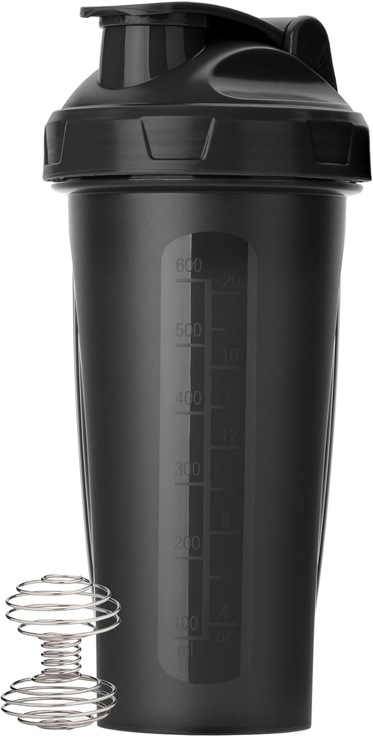 Mr. Pen- Shaker Bottles for Protein Mixes, 28 oz, Leak Proof Shaker Cups with Stainless Steel Wire Whisk Ball for Protein Shakes and Pre Workout