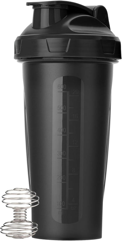 Mr. Pen- Shaker Bottles for Protein Mixes, 28 oz, Leak Proof Shaker Cups with Stainless Steel Wire Whisk Ball for Protein Shakes and Pre Workout