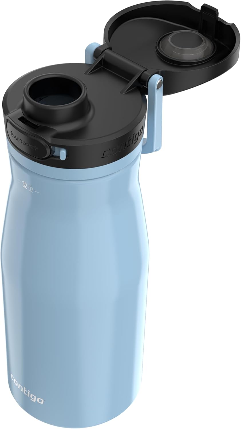 Contigo Jackson Chill 2.0, Vacuum-Insulated Stainless Steel Water Bottle with Secure Lid, Leak-Proof Travel Friendly, 20oz Capacity, Blueberry Color, Keeps Drinks Cold for 12 Hours