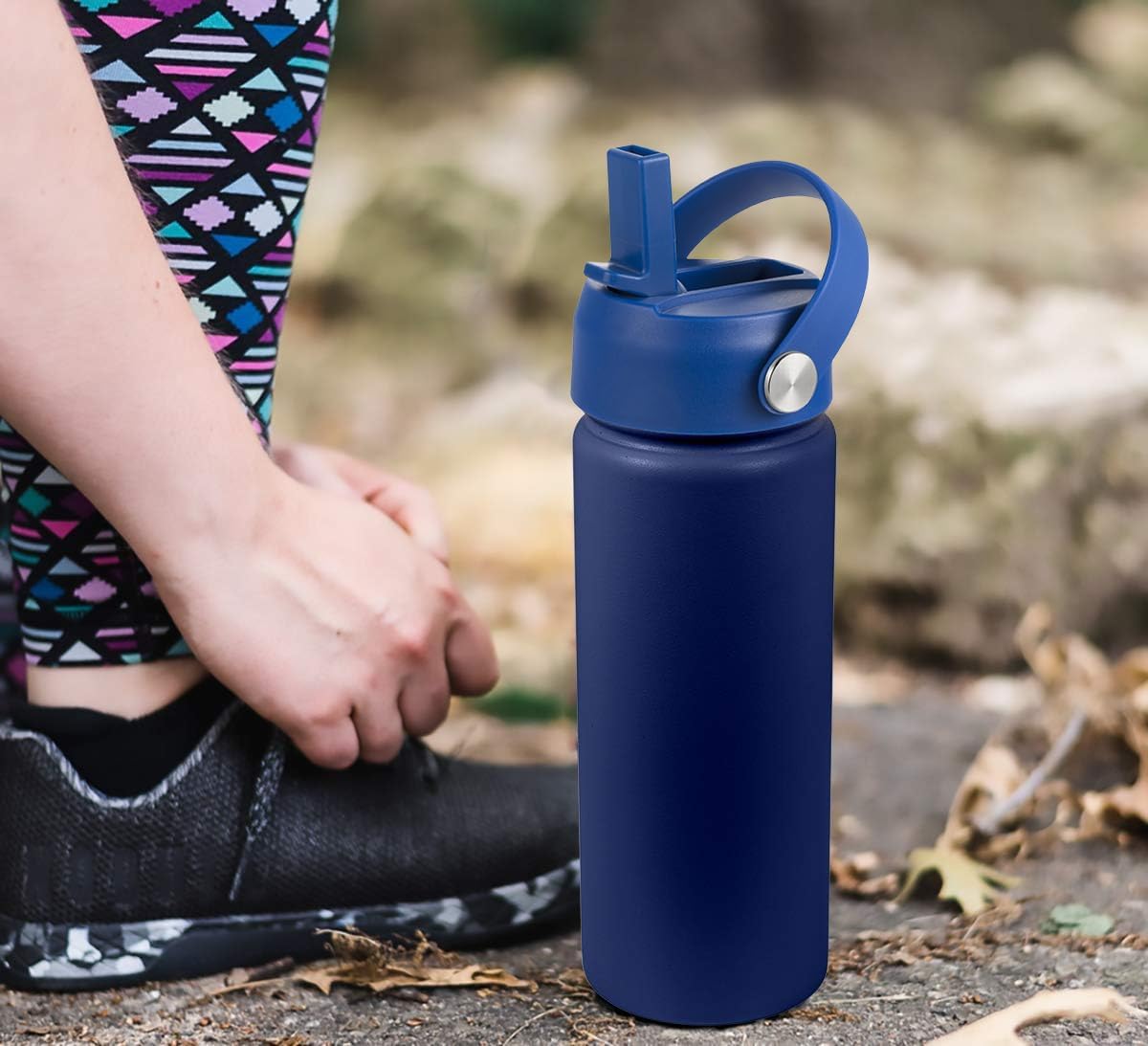 RRegeny Straw Lid for Hydro Flask Wide Mouth 32 40 oz, Lids with Flexible Handle compatible with HydroFlask, Replacement Sports Flex Cap Wide Mouth Top