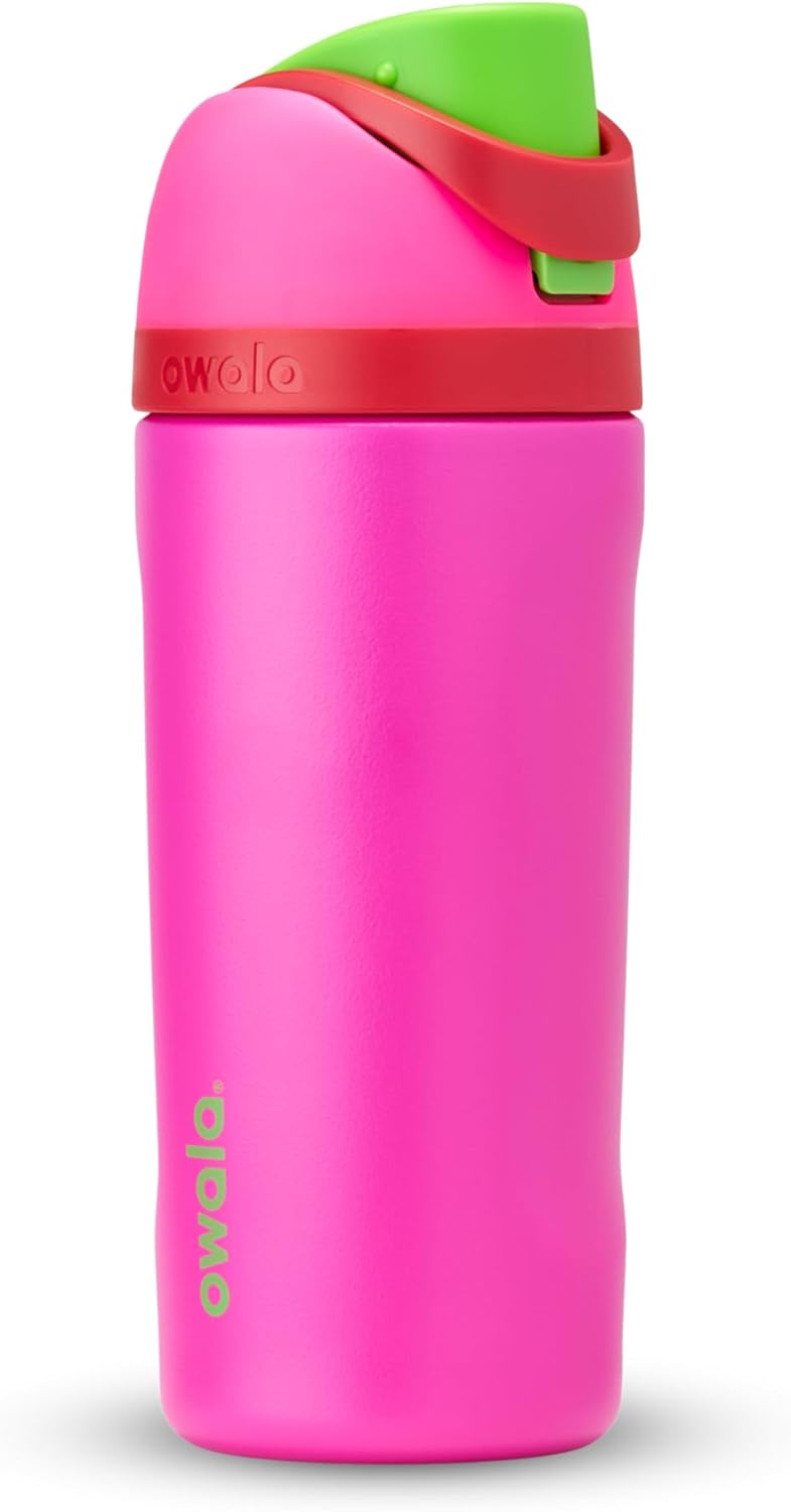 Owala FreeSip Insulated Stainless Steel Water Bottle with Straw, BPA-Free Sports Water Bottle, Great for Travel, 32 Oz, Denim