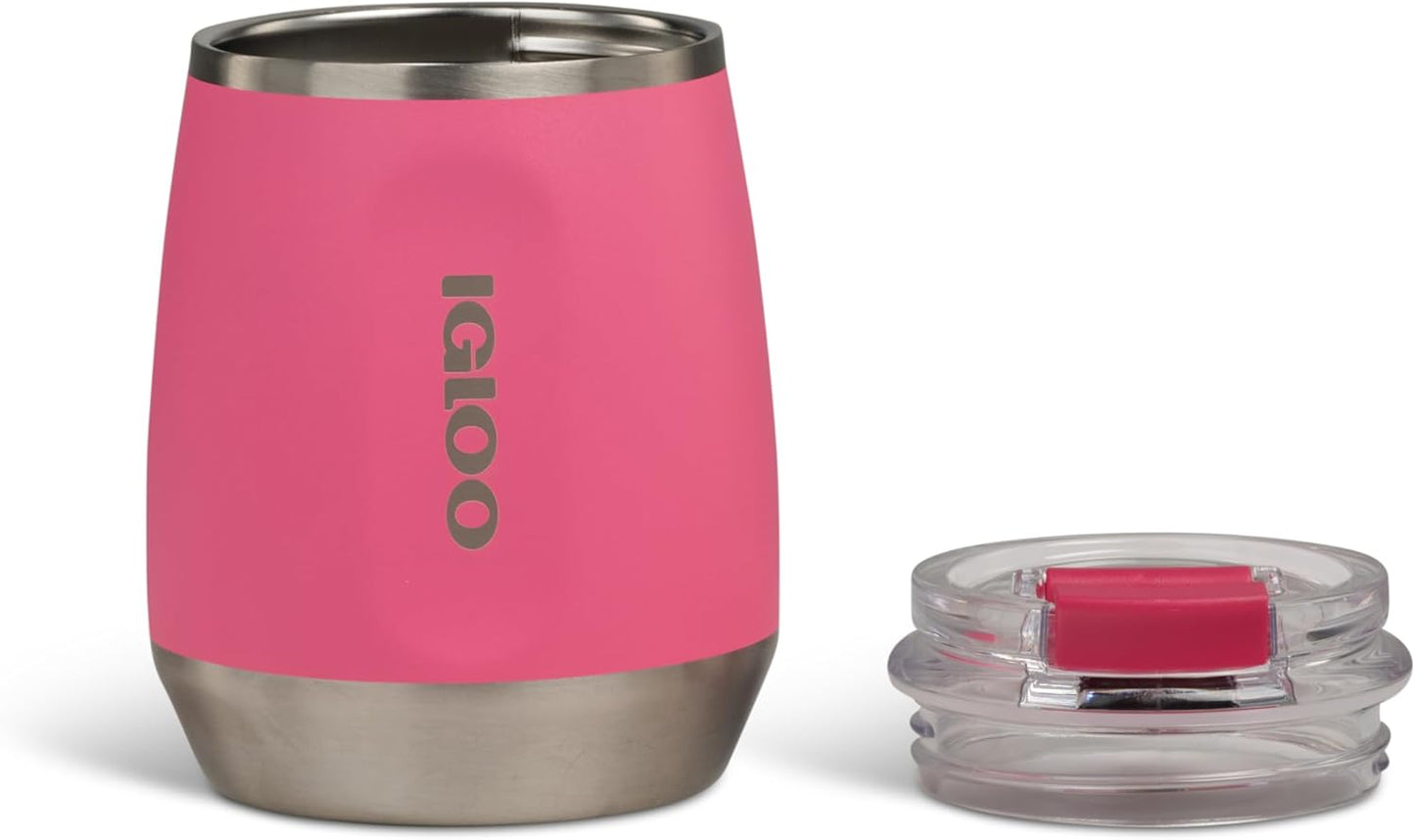Igloo 20 oz Stainless Steel Tumbler | Sport Sipper Bottle | Thrift Pink